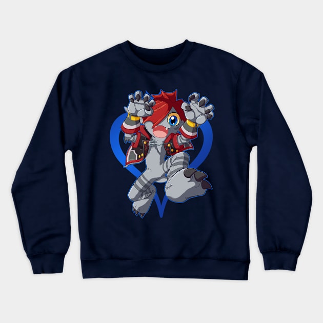 Monster-Sora Chibi Crewneck Sweatshirt by PRPrints